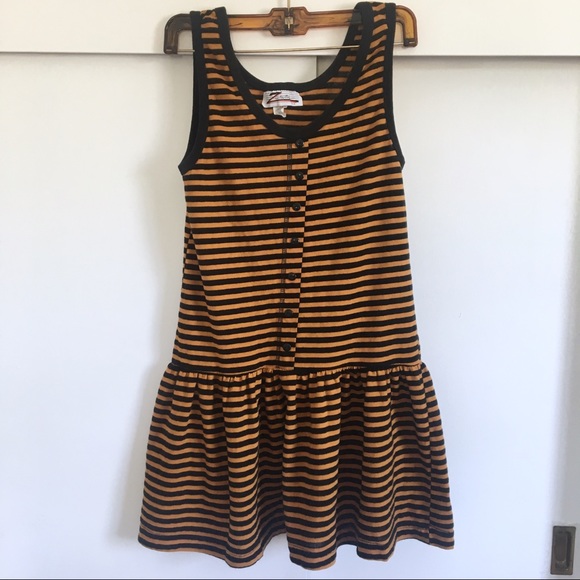 Vintage Dresses & Skirts - 1980s Vintage Knit Striped Tank Dress